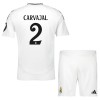 Maillot de Supporter Real Madrid Carvajal 2 Domicile 2024-25 Pour Enfant